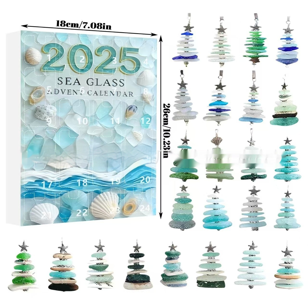 Acrylic Blind Box Christmas Decorations